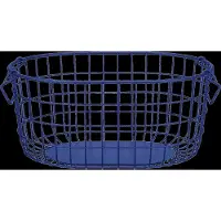 Blomus Opbergmand Kago Round Mazarine Blue M