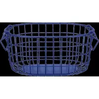 Blomus Opbergmand Kago Round Mazarine Blue S