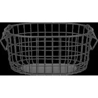 Blomus Opbergmand Kago Round Anthracite S