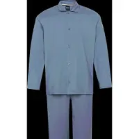 BOSS Tweedelige pyjama van popeline met logostiksel Maat XL