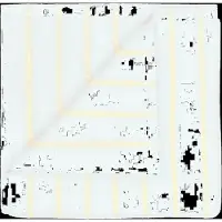 Blomus Handdoek Arto Narrow Stripes White / Transparent Yellow (50 x 100 cm)
