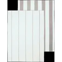 Blomus Theedoek Taulo Stripes White / Mourning Dove 50 x 70 cm (Set van 2)
