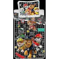 Paw Patrol Peuterdekbedovertrek wit - 100 x 140 cm - 40 x 45 cm - Katoen