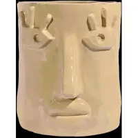 By On Facy Pot 19 Cm - Bloempotten Steengoed Beige - 5295303613