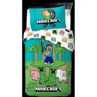 Minecraft Jungle Explore 140 X 200 Cm (1029465) Beddengoedset