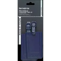 Samsonite TA Revolution Rectangle adreslabel X2 midnight blue