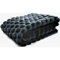 Ceannis Egg Plaid 130x170 Cm Blauw - Plaids & dekens Acrylic (Textile) Petrol - 042226826