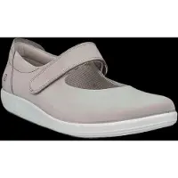 Ecco 207503 SOFT Bandschoenen | Maat 39 Dames Beige