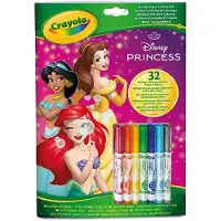 Crayola Activiteitenweek m. Markers - 32 pagina's - Disney Princ - - OneSize - Activiteitenboeken