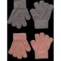 CeLaVi Handschoenen grijs gemêleerd / rosa
