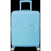 American Tourister Soundbox Spinner 55/20 cm TSA Expandable blueberry fizz hardcase koffer