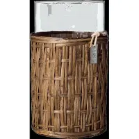 ERNST Vaas 18 Cm Donkerbruin - Kandelaars Glas Dark Brown - 364368
