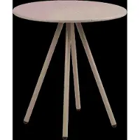 Ebuy24 Berta salontafel Ø70cm taupe.