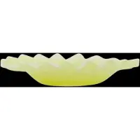 House Doctor Hdwave Bord 18,5 Cm Geel - Decoratieve accessoires Mondgeblazen Glas Yellow - 202109205