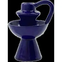 House Doctor Diva kandelaar 14 cm Blauw