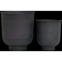 House Doctor Vig bloempot set grijs