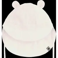 Huttelihut - Kid's Summer Hat Ears Muslin - Hoed 50 cm - 12-24 Months, wit