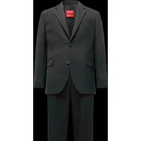 HUGO Tweedelig modern-fit pak van stretchtwill