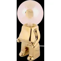 Leitmotiv Tafellamp Ross LED Ceramic Gold Plated