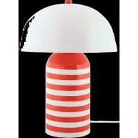 Leitmotiv Tafellamp Rayado Retro Bright Orange White