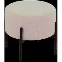 J-Line Stool boucle plywood/polyester white/black