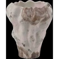 J-Line Vase moon texture anemone clay mixed