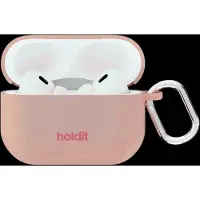 Holdit Robuuste siliconen hoesje voor Apple AirPods Pro / Pro 2 - Bare Pink