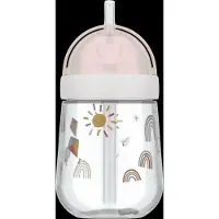 Mepal Rietjesbeker Mio 300 ml - Sunshine & Rainbow - Waterfles met rietje