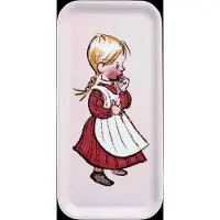 Muurla Emil Dienblad Ida 27x13cm Roze - Dienbladen Berken Fineer Pink - 2450-2713-07