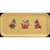 Muurla Moomin Retro Dienblad 27x13 Cm Geel - Dienbladen Berken Fineer Yellow - 2600-2713-07