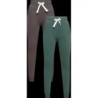 Minymo Joggingbroek - 2-pack - Hunter Green - - 5 jaar (110) - Joggingbroeken