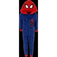 Spider-man Spiderman Onesie - Maat 122/128 - Polyester - Pyjama - Blauw