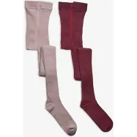 Minymo Maillot - 2-pack - Solid Rib - Rose Smoke - - 104/110 - Maillots