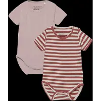 Minymo - Kid's Body S/S (2-Pack) - Ondergoed 86, roze