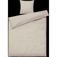 Juna Daisy Dekbedovertrekset 150x210 + 50x60 Cm Zand / Wit - Beddengoed Biologisch Katoen White - 646629