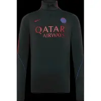 Nike Paris Saint-Germain Strike Trainingstrui 1/4-Zip 2026-2027 Zwart Felrood Donkerblauw