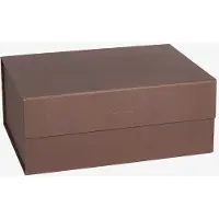 OYOY Hako opbergdoos A4 Dark caramel
