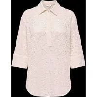 ONLY Blouse Onlrao 3/4 Lace Shirt Wvn Cs 15368393 Birch Dames Maat - XS