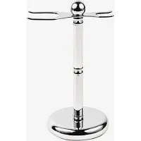 Parker Shaving Deluxe Chrome 2 Prong Shave Stand