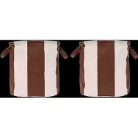 OYOY Kara opbergmand medium Ø32x32 cm 2-pack Nutmeg