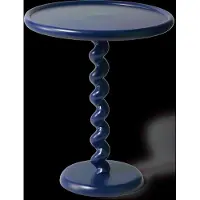 Pols Potten Side Table Twister Deep Blue
