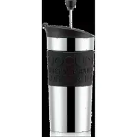 Bodum Travel Press Set met Extra Deksel Black RVS 350 ml
