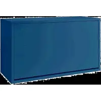 ReCollector schoenendoos, gesloten, blauw, hout, 2 planken, 700 mm, 400 mm