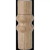Broste Copenhagen Edgar zout- en pepermolen 20 cm Geoliede eikenhout-Natural