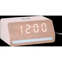 Karlsson Retro Wekker | 16.5x7.5x10cm | Wit
