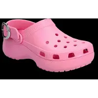 Crocs Clogs 'Classic Platform Dipped Buckle Clog' pink