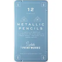 Printworks Potloodset METALLIC, 12-delig,