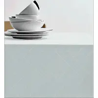 Södahl Tafelkleed Tiles Damask White-140 x 370 cm