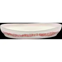 Serax Serveerschaal Feast Tableware By Ottolenghi White Red M 36 x 36 x 6 cm