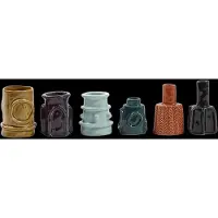 Serax Molly Glazed Vaas - Set van 6